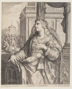 Santa Catarina de Jacob Matham