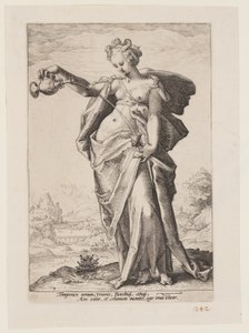Temperança, de As Virtudes de Jacob Matham