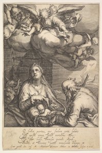 A Natividade. de Jacob Matham