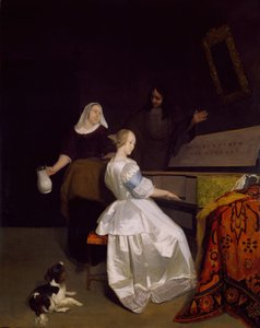 A lição de música, 1670-72.