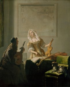 A lição de música, 1671.