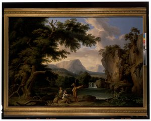 Ein Paar Landschaften von Jacob-Philippe Hackert