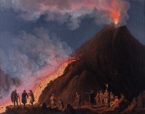 A erupção do Monte Vesúvio em 1774