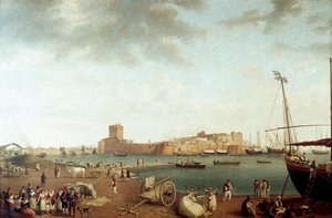 Vista do Porto de Taranto (Pintura