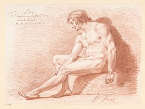 Nu Masculino Sentado, Vista Lateral (2º Prêmio 1788)