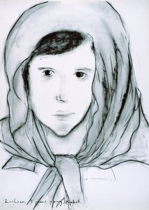 Rachsar, Cabul, Afeganistão, 2002 (carvão sobre papel)