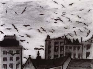 Tenby, 1994 (carvão sobre papel)