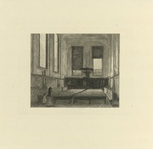 Interior da Igreja Batista em Utrecht de Jacob Taanman