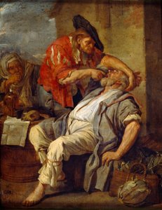 O Dentista, c.1690 (óleo sobre cobre) de Jacob Toorenvliet