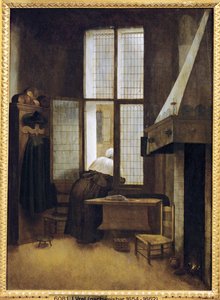 Mulher à janela de Jacob Vrel