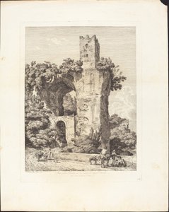 Arco della Toretta ou faz parte da água Claudia, no Arci perto de Tivoli
