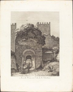 Arco de Druso, agora o portão de San Sebastiano