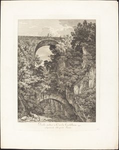 Ponte antiga em Cività Castellana, comumente conhecida como a ponte Teramo