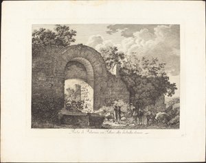 Porta di Falerium, agora Fallari, uma cidade etrusca destruída