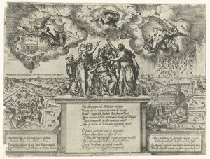 Alegoria da conquista da cidadela de Antuérpia, 1577 de Jacob de Gheyn (I)
