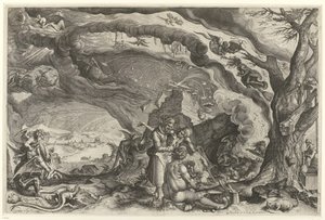 Sabbath das bruxas de Jacob de Gheyn (II) (attributed to workshop of)