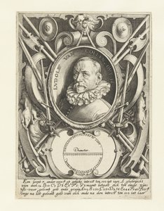 Retrato de Ludolf van Ceulen com 56 anos de Jacob de Gheyn (II)