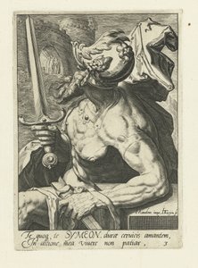 Progenitor Simeon
Os progenitores de Israel (título da série)
Os doze filhos de Jacob (título da série) de Jacob de Gheyn (II)