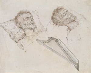 Karel van Mander no seu leito de morte