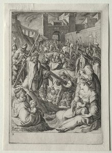 Conjunto da Paixão:  Cristo carregando a cruz