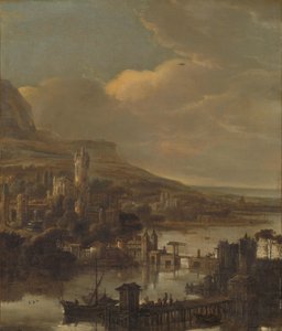 Vista do rio de Jacob de Wet (I) (attributed to)
