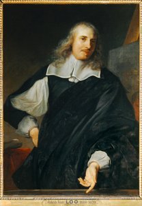 O pintor Michel Corneille le père, reitor da Academia Real de Pintura de Paris desde 1656 ...
