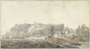 A fechadura no Grebbe entre Rhenen e Wageningen