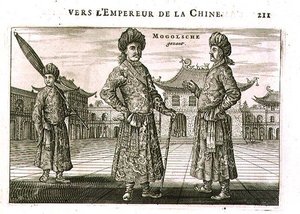 Mongóis, de um relato de uma embaixada holandesa na China