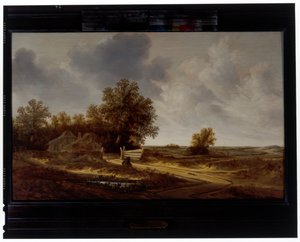 Na berma da estrada de Jacob van Mosscher