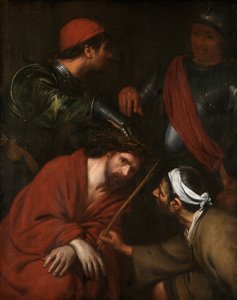 Cristo Coroado com Espinhos (óleo sobre tela)