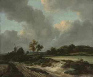 Grainfields, meados ou finais da década de 1660. de Jacob van Ruisdael