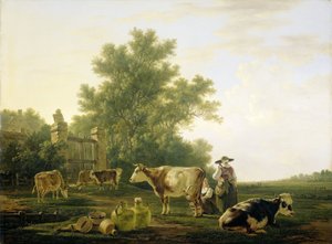 Tempo de ordenha de Jacob van Strij