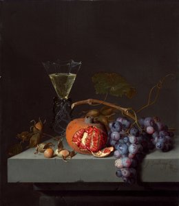 Natureza morta com frutas, 1675.
