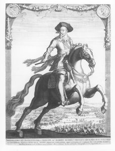 Gustavus Adolphus II, rei da Suécia, a cavalo, 1632