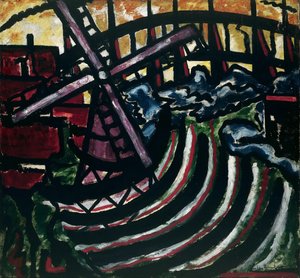 O moinho holandês, 1916. de Jacoba Berendina van Heemskerck van Beest