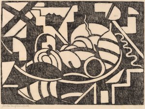 Natureza morta, 1916.