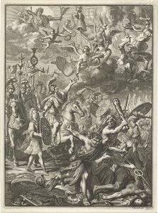 O exército de William III derrota os inimigos de Jacobus Baptist