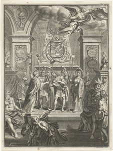 Mary Stuart entrega a William III o pessoal de comando de Jacobus Baptist