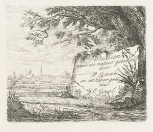 Impressão do título para: Estudos extraídos da natureza de Jacobus Cornelis Gaal