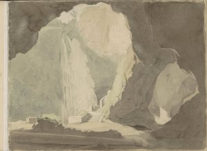Cachoeira em Tivoli de Jacobus Everhardus Josephus van den Berg