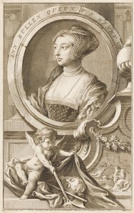 Ana Bolena (n. 1536) de Jacobus Houbraken