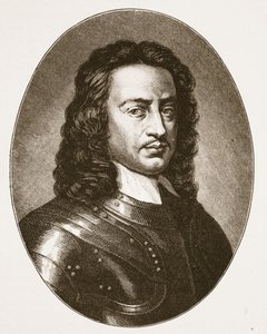 John Hampden, ilustração de "A Igreja da Inglaterra: uma história para o povo" por HDM Spence-Jones, pub. c.1910 (foto sépia) de Jacobus Houbraken