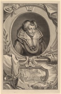 Luísa de Coligny de Jacobus Houbraken