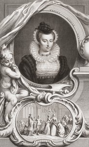 Maria, Rainha da Escócia de Jacobus Houbraken