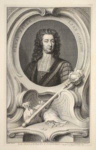 Retrato de Henry Boyle, Lord Carleton, ilustração de 
