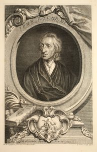 Retrato de John Locke, ilustração das Cabeças de pessoas ilustres de Grâ Bretanha , bar. de Knapton, Londres, 1742