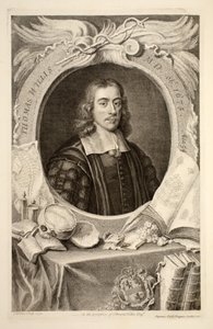 Retrato de Thomas Willis, MD, ilustração de &39;cabeças de ilustres pessoas da Grã-Bretanha&39;, pub. de Knapton, Londres, 1742 de Jacobus Houbraken