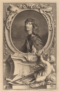 Algernon Percy, Conde de Northumberland de Jacobus Houbraken after Sir Anthony van Dyck