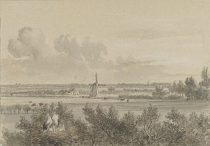 Paisagem perto de Maarssen de Jacobus Theodorus Abels