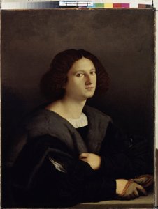 Retrato de um Homem. Pintura de Jacopo Palma il Vecchio (O Velho)